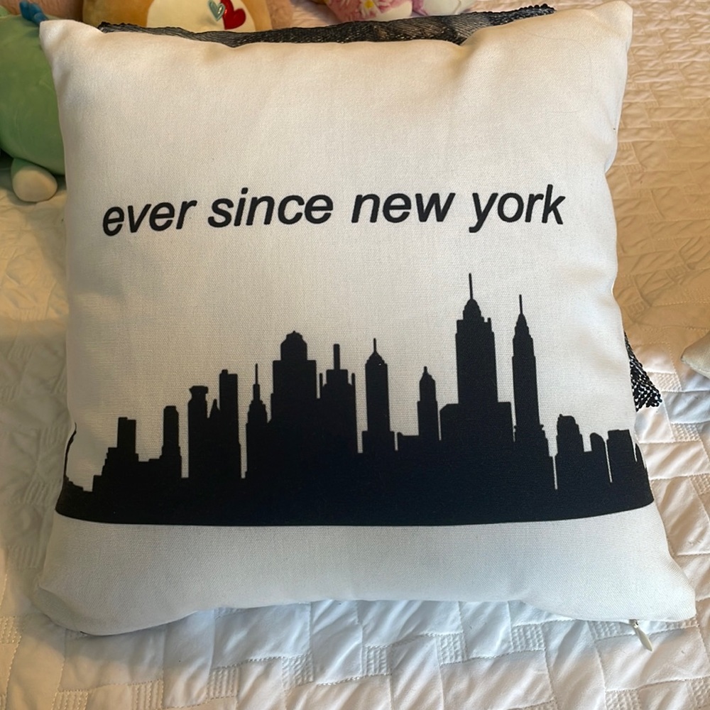 harry styles new york lyric pillow